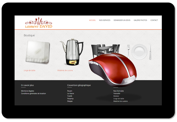 Demandez en ligne votre de devis de location de matériel de réception